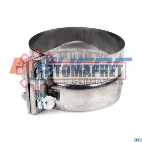 Хомут глушителя d=127/132mm\ DAF, VOLVO FH12/D12C