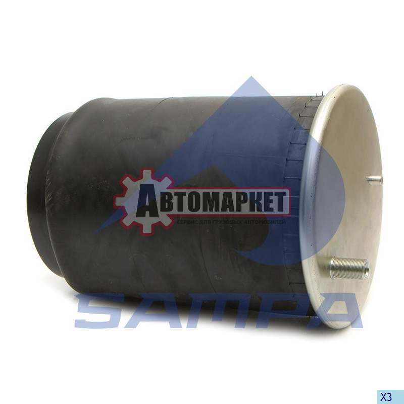 Пневмопод. со стак. 4912NP07 1шп.d12 1шп.M16 1шп-штуц.M16/M24Поршень сталь 1шп.