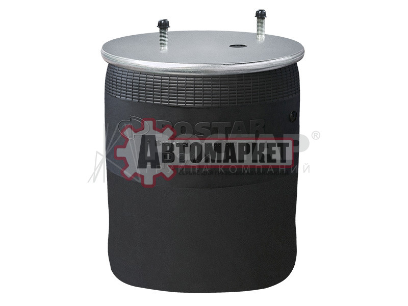 Пневмопод.без стак. h523 2шп.M12смещ.25. 1отв.штуц.M22.\BPW