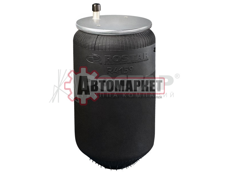 Пневмоподушка без стак. подв.Weweler 2отв.M8 1отв-M22/12 Поршень сталь1отв.M12