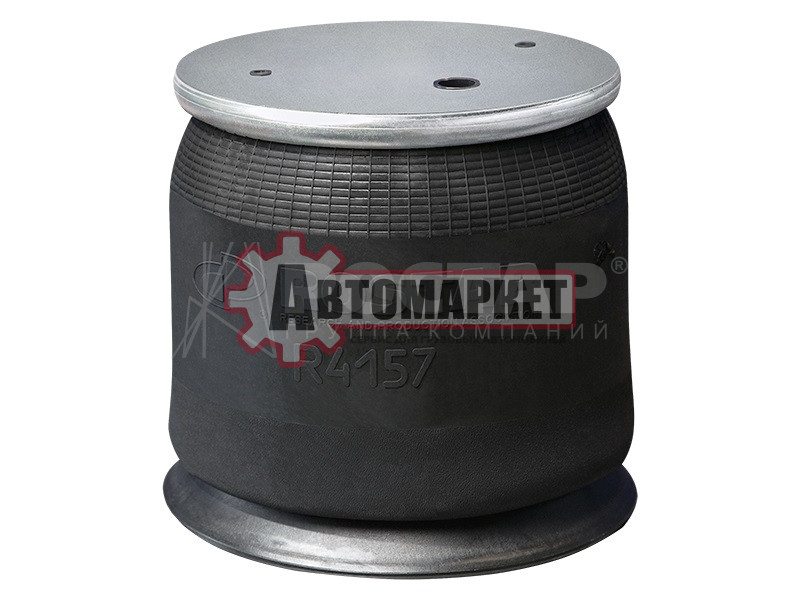 Пневмоподушка со стак 2отв.M12 1отв.-штуц. M22 Порш пласт 1отв.M12 \Schmitz.Wewe