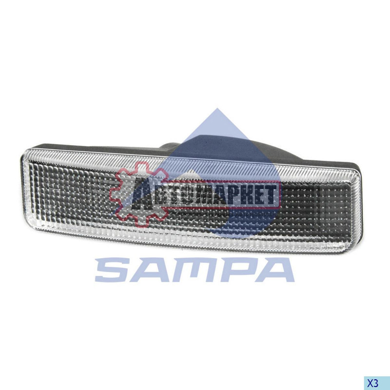 Фонарь габаритный в козырек SC94-124 (белый)