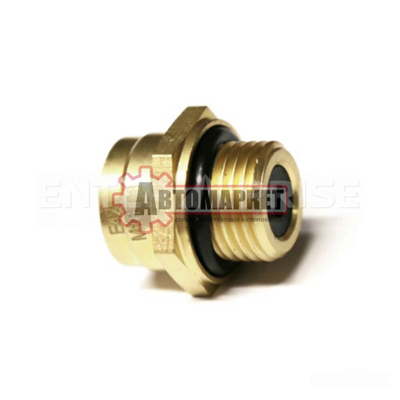 Штуцер М16/Т8 прямой латунь с уплотнителем (TBS-E)