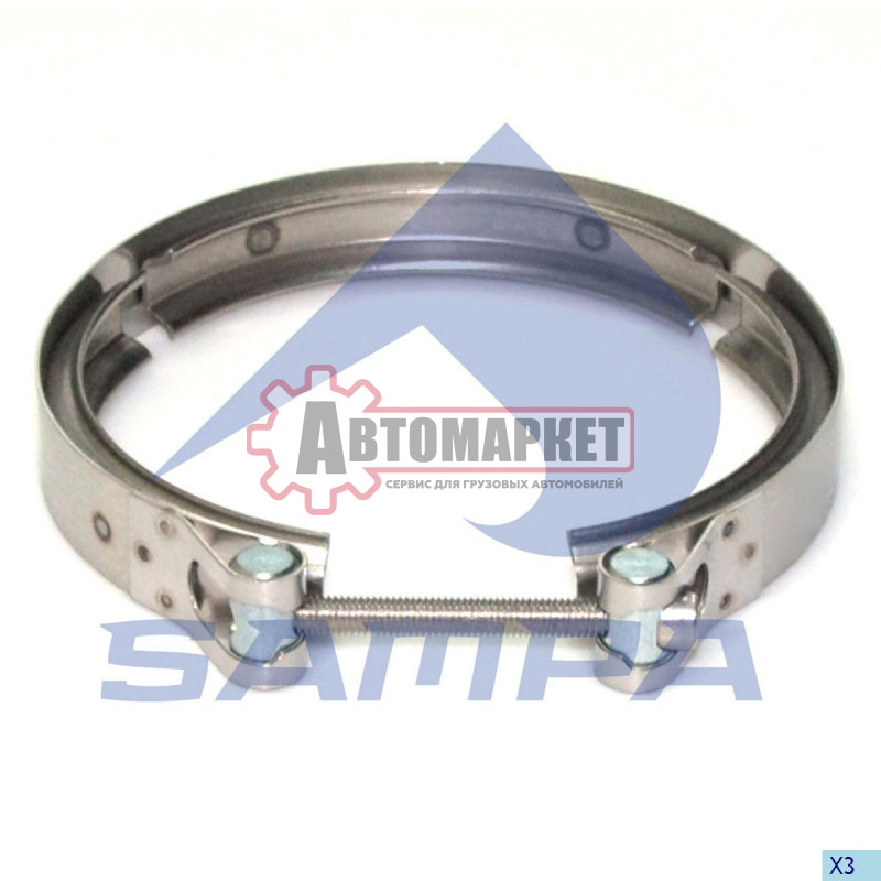 Хомут глушителя D=150-160 DAF