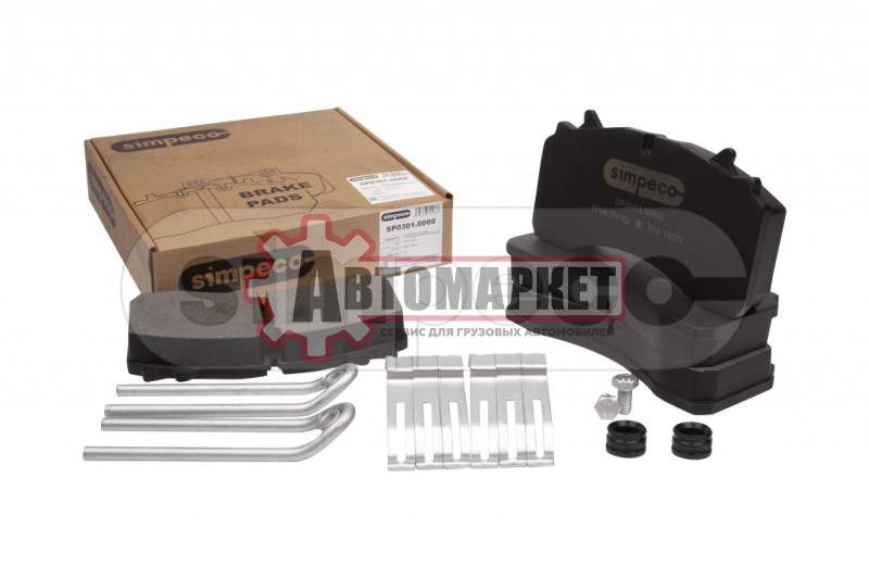 Комплект дисковых колодок, 210х110х31; Wabco PAN 22-1