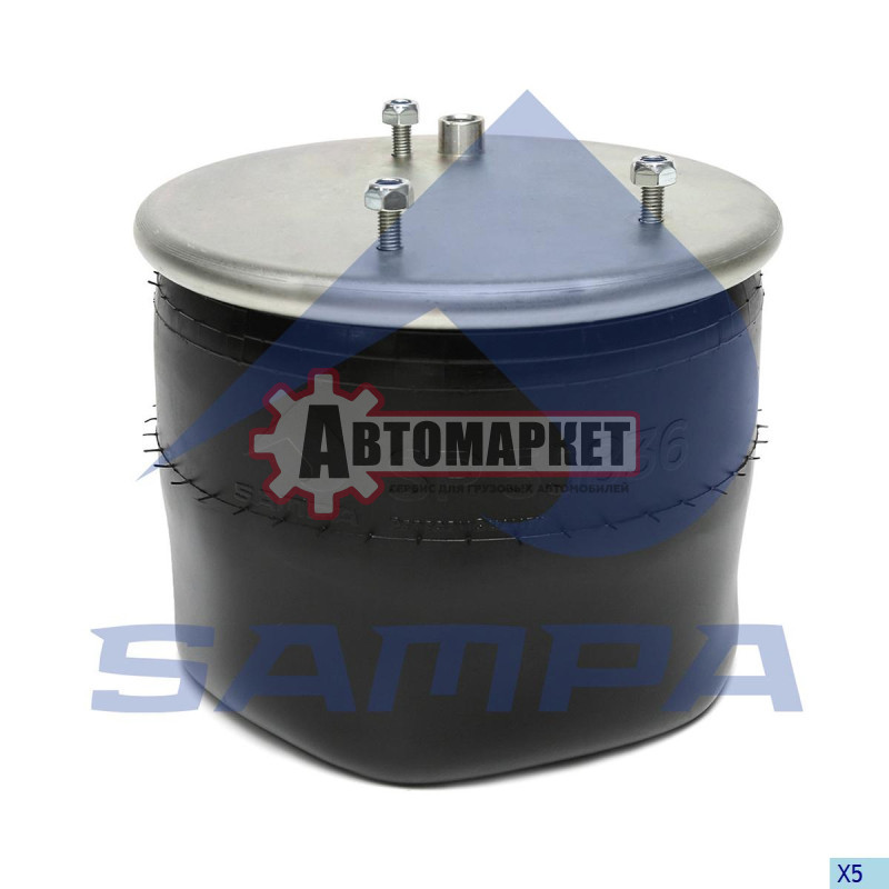 Подушка без стак с отбойн. 836MB 3шп.M10 1отв-шт.M16 смещ.28 Н:1отв.d150.8