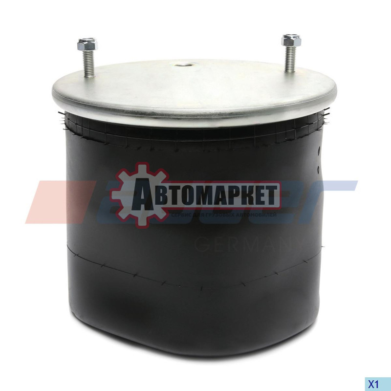 Пневмоподушка без стакана 2 шп. M12 смещ.25 1отв.-шт. M22 \SAF 2918V