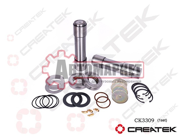 Ремкомплект шкворней HOWO T5G (на ось)