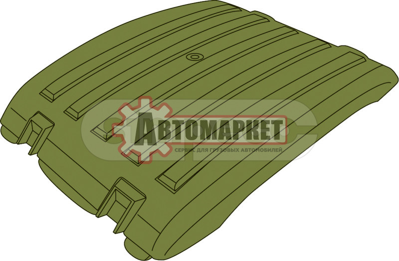 Крыло заднее Scania 4/P/G/R/T (верхняя часть) (плоское)