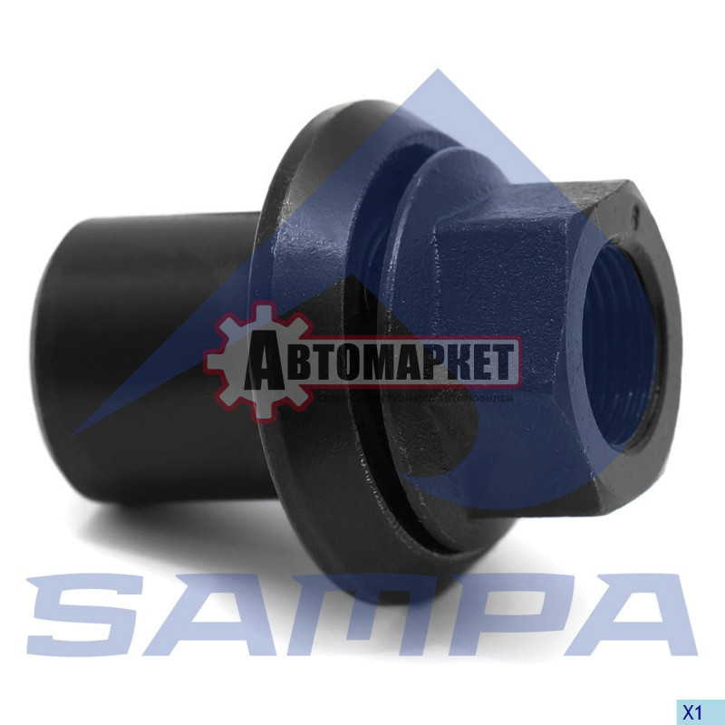 Гайка колесная для литых дисков M22x1.5 H=27/62
