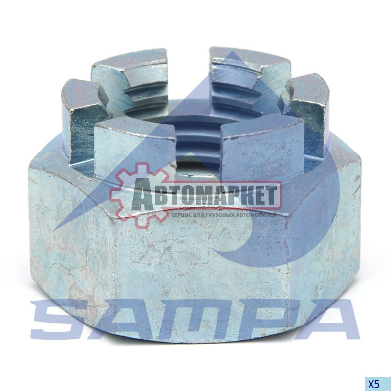 Гайка корн. пальца полурессоры \Scania