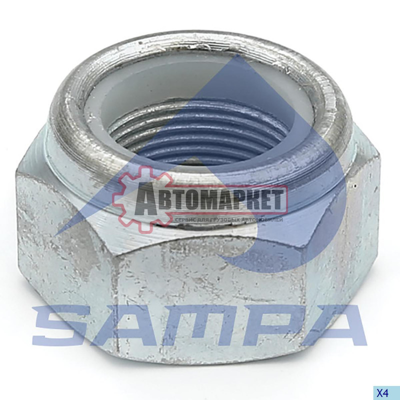 Гайка стремянки, M24x2 H=20 ключ-SW36