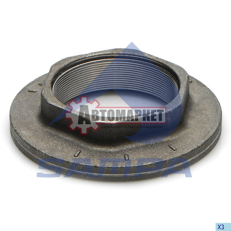 Гайка ступицы лев. M75*1.5 SW 85 INTEGRAL SAF