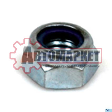 Гайка шпильки полуоси / подушки M12*1.75*SW19/H14 с фиксатором