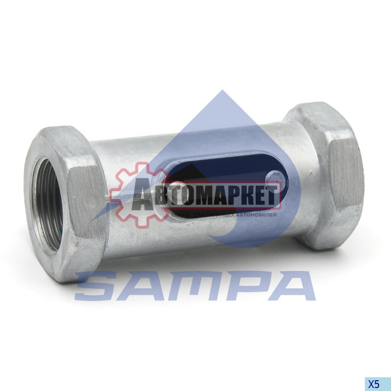 Клапан обратный Pmax=18bar M22x1.5/M22x1.5 \BPW, Iveco, MB