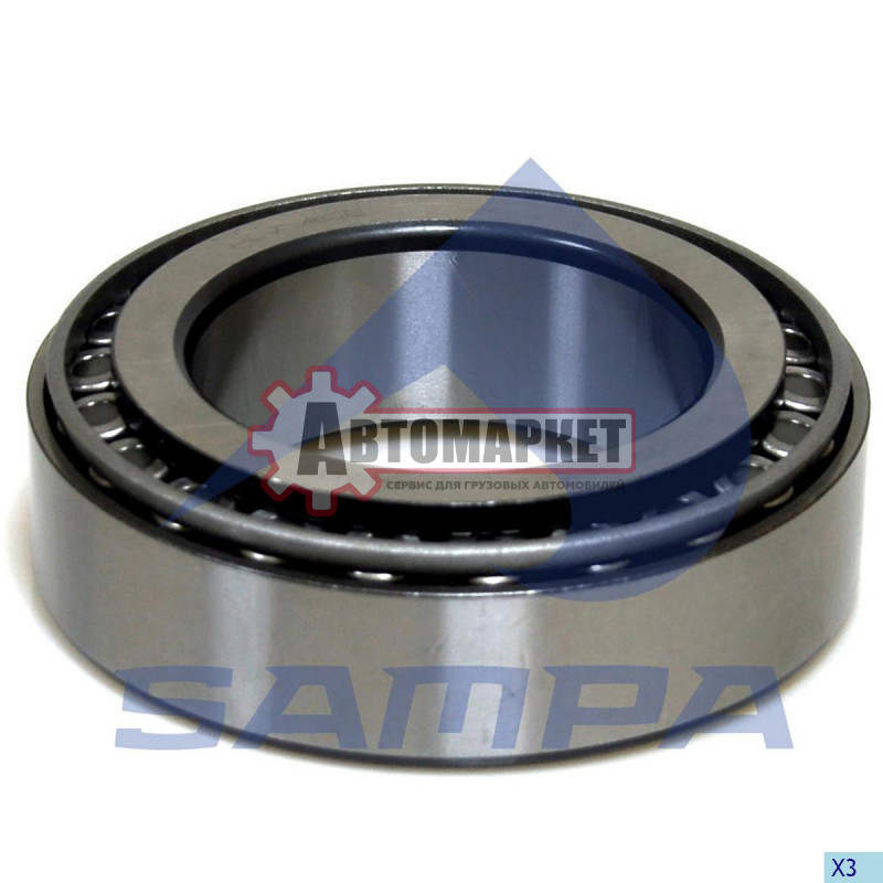 Подшипник роликовый ступицы задн. T2EE100 100x165x47 \DAF,Scania 94/114/124