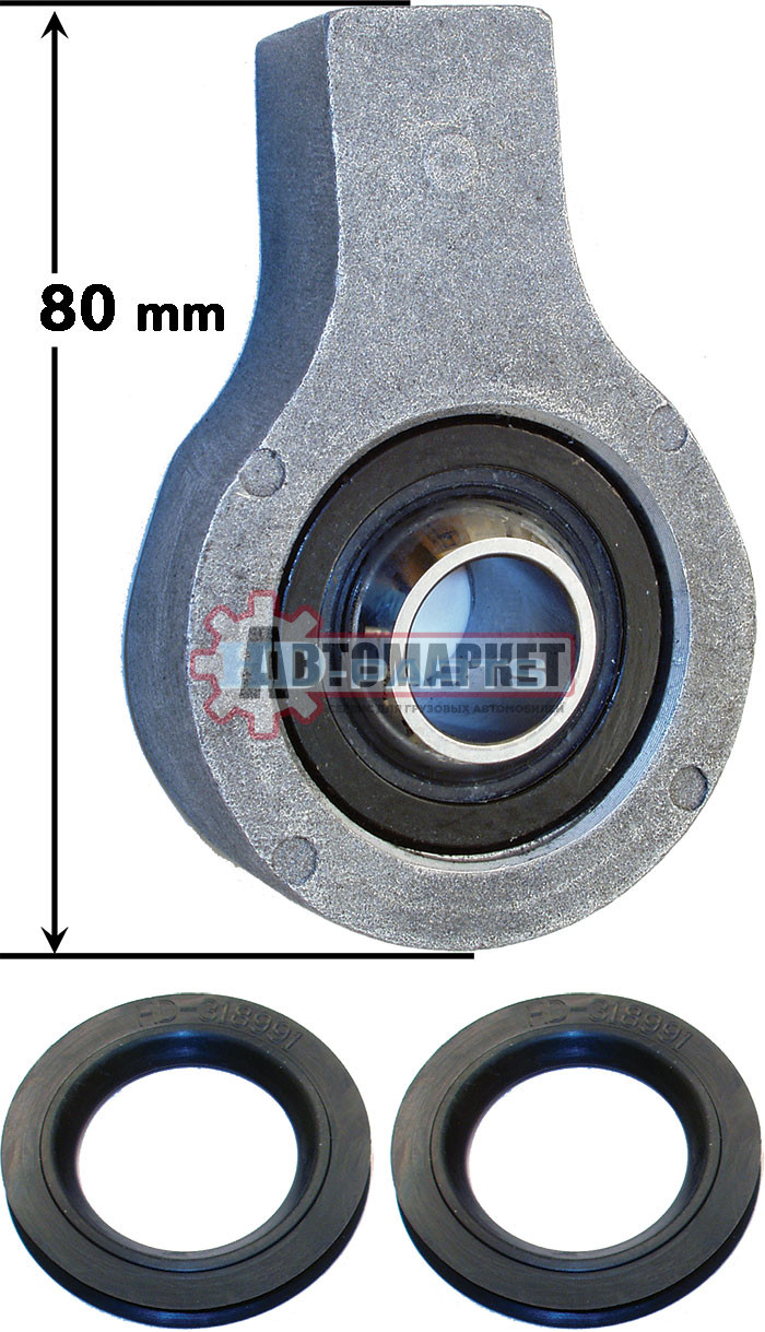 Подшипник скольжения кабины наконечник 16x80x17.5/21 \Scania 94/114/124/144