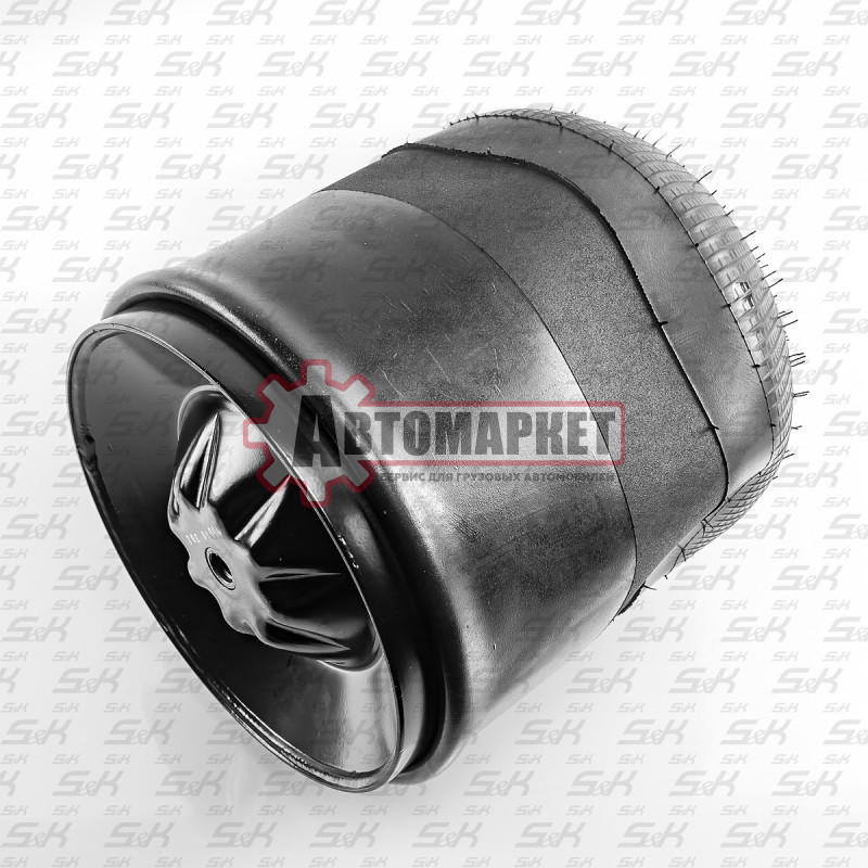 Пневмопод. со стак. 1шт-шп.М24 смещ.40 Н: D150.8 \MB Actros