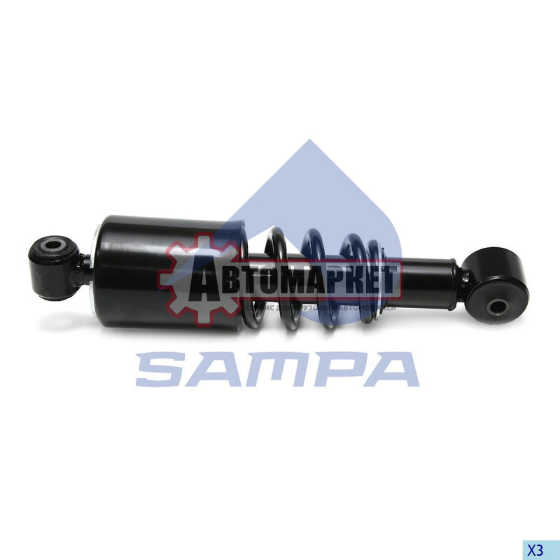 Амортизатор кабины задн. 287/347 12*45/12*5