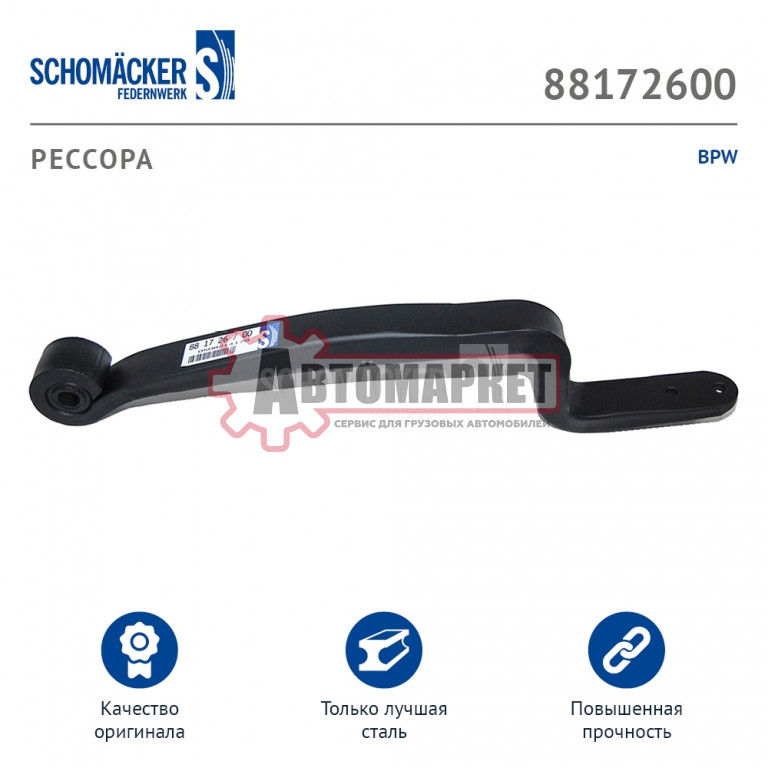 Полурессора 500*380 BPW