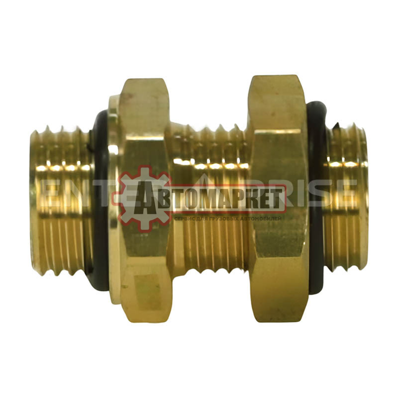 Адаптер-переходник М16/М16/F10 проходн./с уплотн/