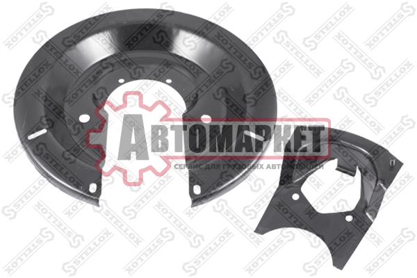Щитки пылезащитные к-т на 1 сторону (со вставкой) 420x180 h=62 \ROR TE/TE9000 0