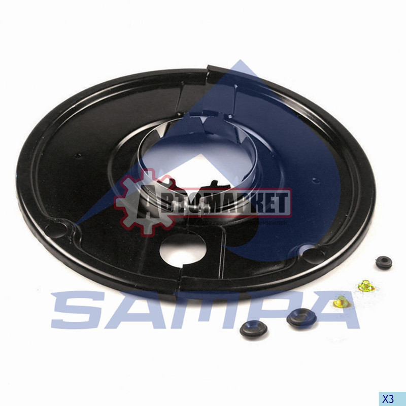 Щитки пылезащитные комплект на 1 сторону SNK420x180/200 \SAF SK RS 9042 ->95