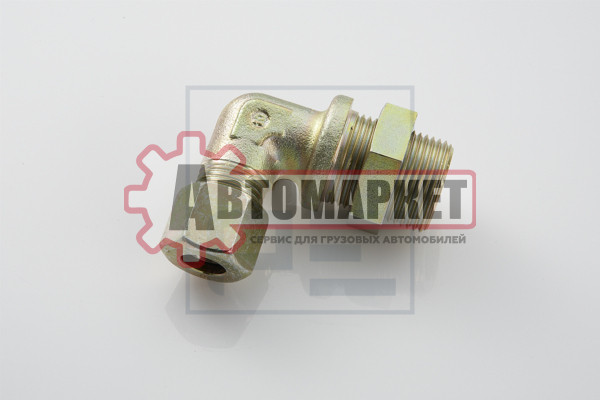 Фитинг резьб.уголок D8-M12x20 90° с контргайкой L29 под ключ SW17-17 вставн