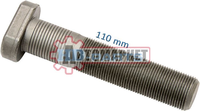 Болт колесный new задн.M22x1.5x120.5/110/75 бел \MB,MAN