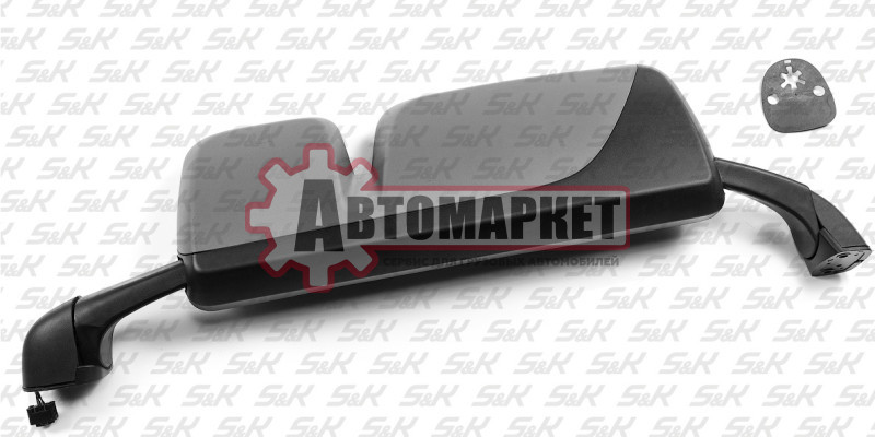 Зеркало правое серый корпус [электрорегулировка/подогрев] MAN