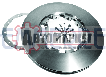 Диск тормозной 432мм 432x45x217/37x45 10n DAF 65-85CF/95XF БЕЗ МОНТАЖНОГО КОМПЛЕ