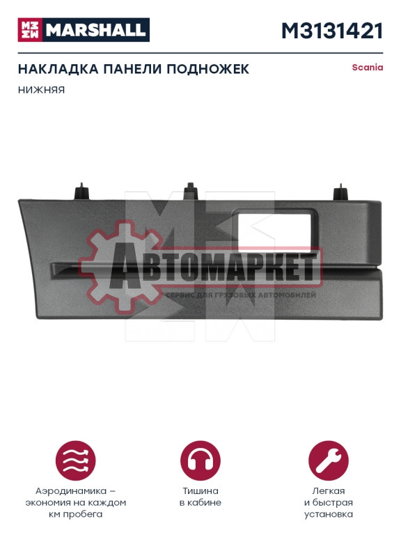 Накладка средней ступени правая под катафот sc5 r&p