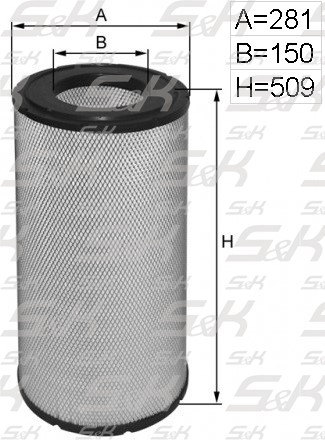 Фильтр воздушный \ DAF XF105