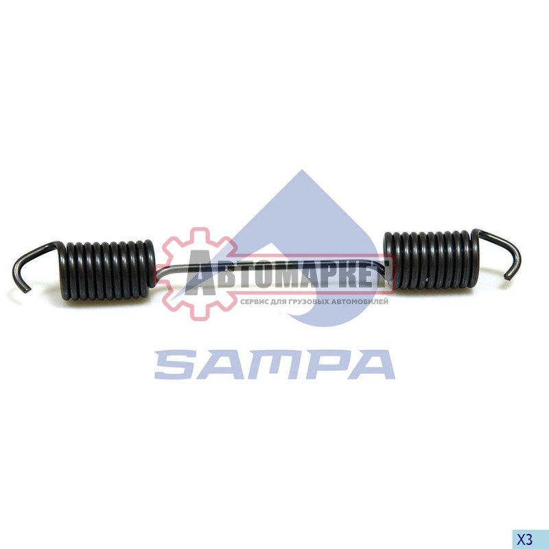 Пружина возвратная тормозной колодки 28x4x232\MB Actros, Axor