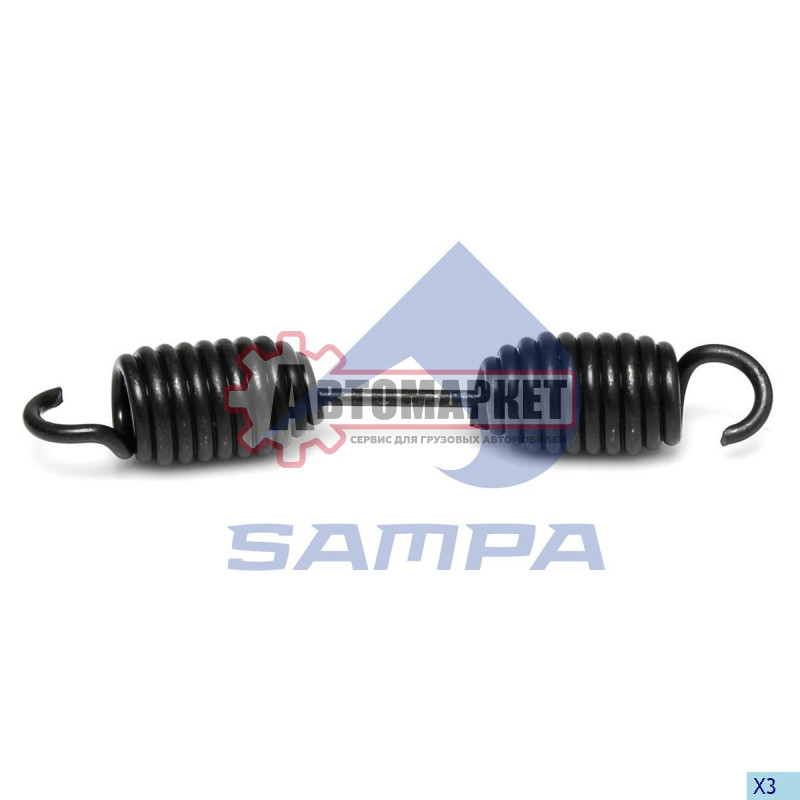 Пружина стяжная колодок SAF