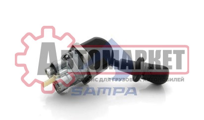 Кран тормозной ручной M16x1.5 6.5bar\ MAN, KAMAZ 6460/6522/5460