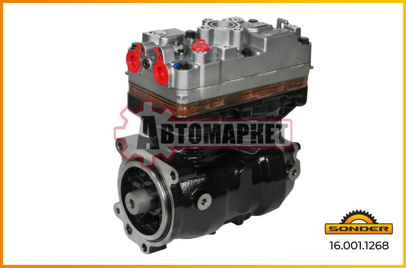 Компрессор воздушный 2 цил. SCANIA 2024413, P,G,R,T,F,K,N,HGS / Knorr LK4951, K053740N00, K053740N05