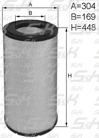 Фильтр воздушный LX714 для автомобилей Scania 4 P G R T серия