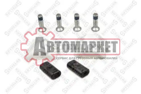 Р/к опор седла на 2 стороны 1x(п/м)подушки(2+2шт)+болты для крепл.(4шт)\JOST J