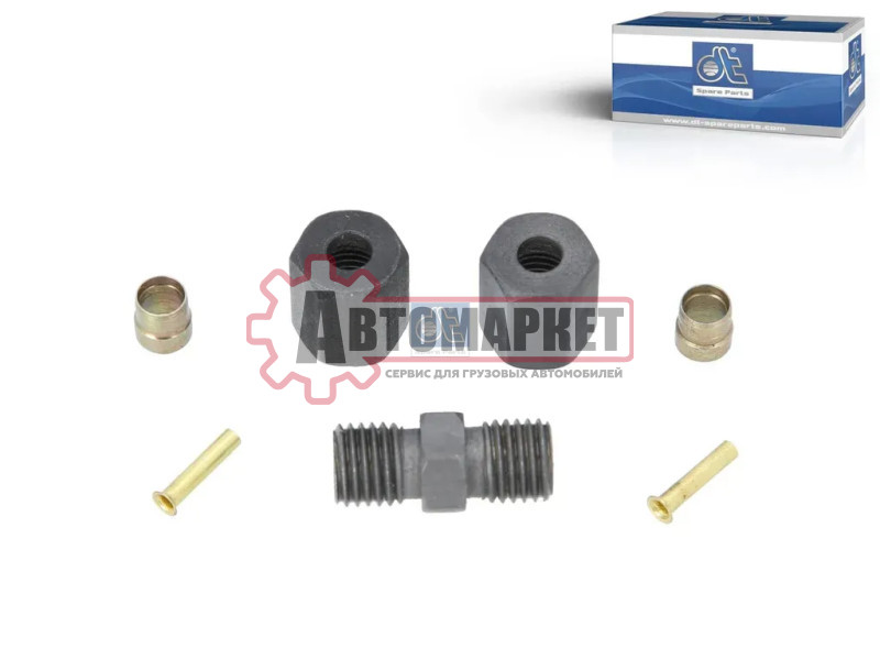 Р/к соединителя трубок d4/2 гайки, конусы, втулки\MB Actros, Axor