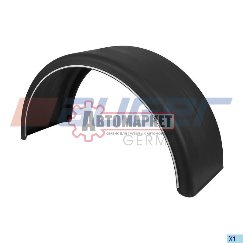 Крыло односкатное 430х580/R650x1300 под колеса 385/65 R22.5