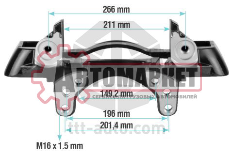 Скоба суппорт дисковый Wabco MAXX 22T ПРАВЫЙ