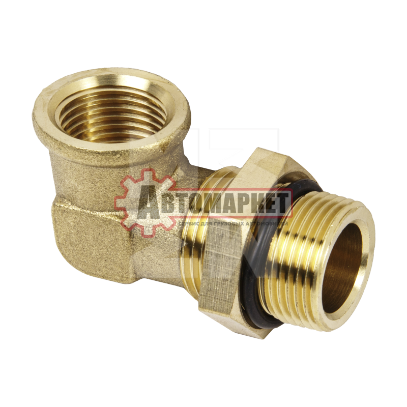 Фитинг угловой латунь М22х1,5/F16х1,5