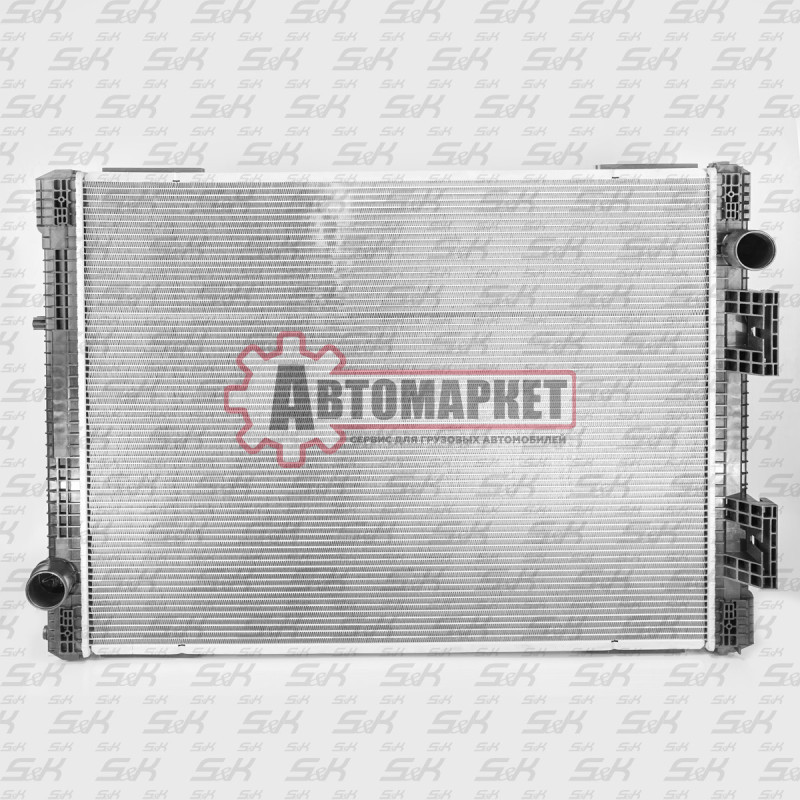 Радиатор MAN F 2000 (94-) 945*689*40 (алюминий) без рамки