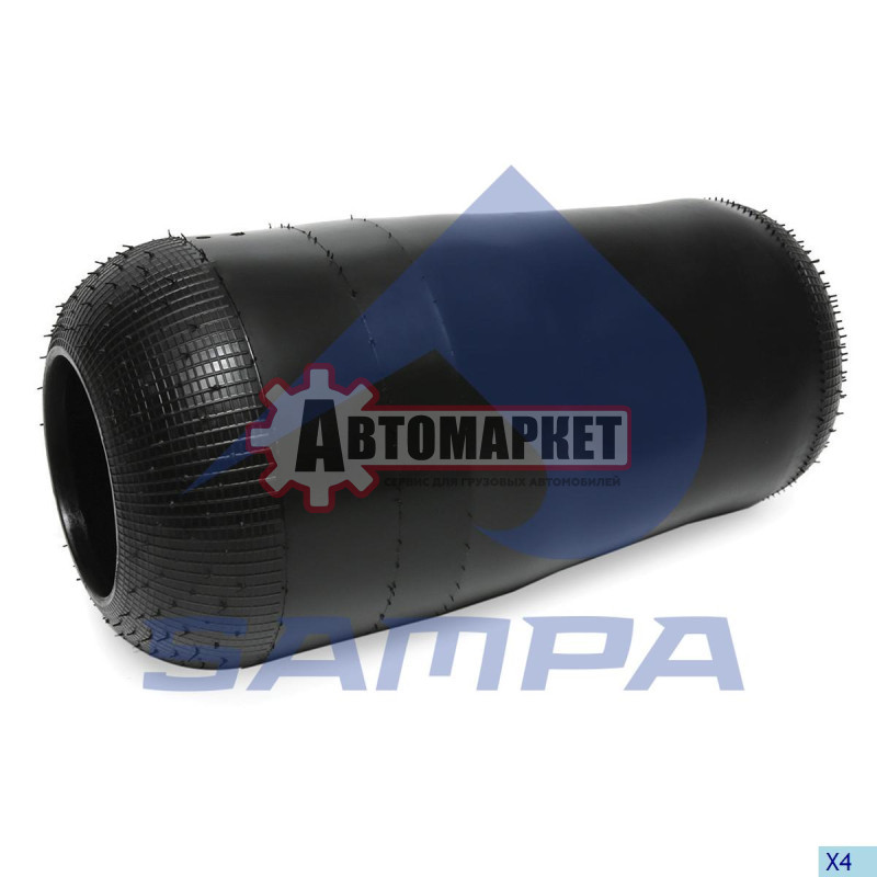 Пневморессора без стакана и крышки (чулок) 720N 240/460 BPW/Volvo/MAN/MB