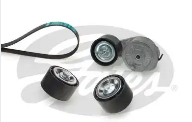 Р-к поликлинового ремня комплект ролик с натяжителем + ремень + 2 ролика Scania R-Series D13