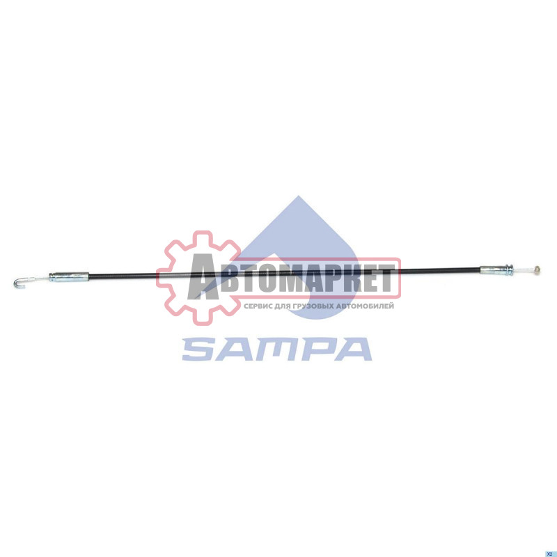 Трос бардачка левый L=430mm TGA/TGX