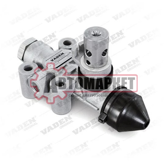 Кран уровня пола 2xM12x1.5. 22bar, крепление 2 отв., с тягой\Omn DAF,BPW,Iveco,B