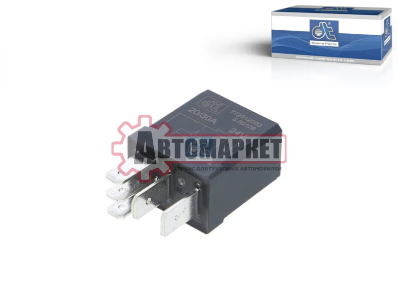 Реле 5 контактов, 24V