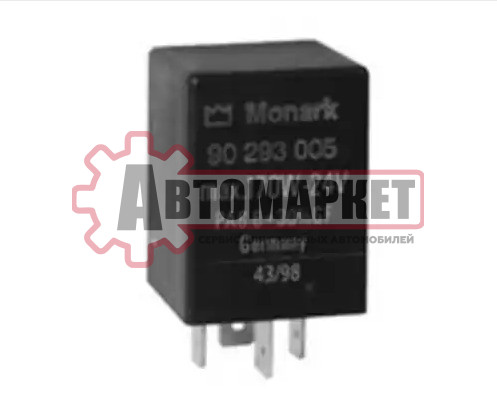 Реле поворотов 4 полюса, 24V 170W\MB 814